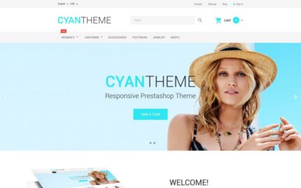 CyanTheme PrestaShop Teması