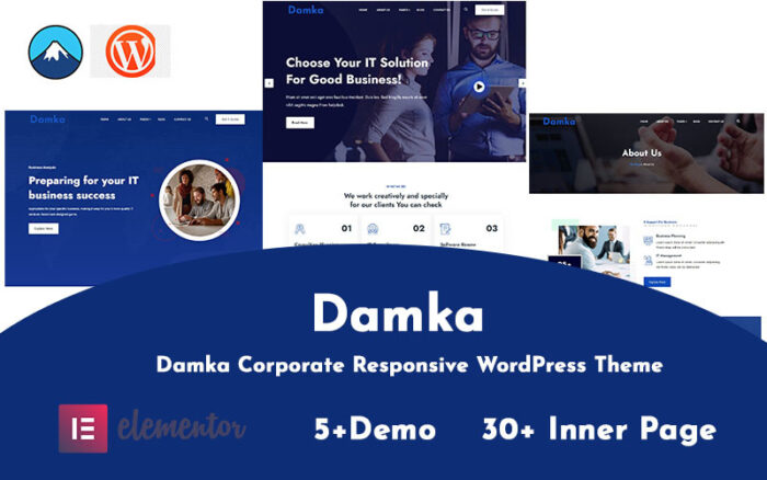 Damka Kurumsal Duyarlı WordPress Teması