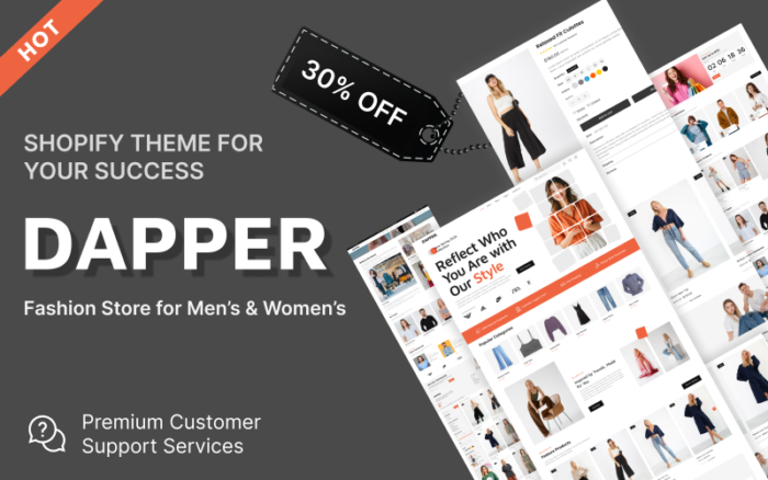 Dapper - Shopify 2.0 Modern Moda Mağaza Teması