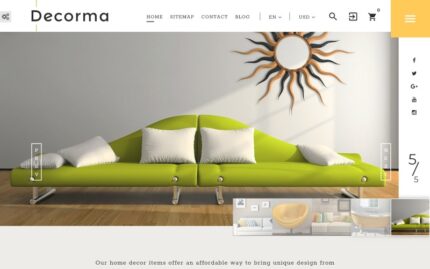 Decorma - Interior Design PrestaShop Teması