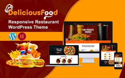 Deliciousfood Duyarlı Restoran WordPress Teması