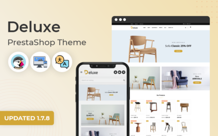 Deluxe - Çok Amaçlı Duyarlı Prestashop Teması