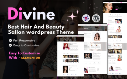 Divine Kuaför Ve Güzellik Salonu - Wordpress Teması