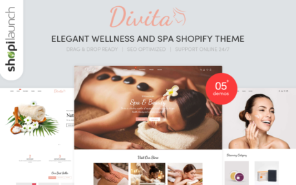 Divita - Elegant Wellness & Spa Shopify Teması