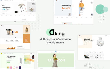 Dking- Çok Amaçlı e-Ticaret Shopify Teması