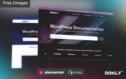 Dokly- Belgeler, Bilgi tabanı, WordPress Elementor Teması