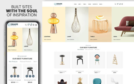 Drap - Furniture & Interior Bootstrap Shopify Teması