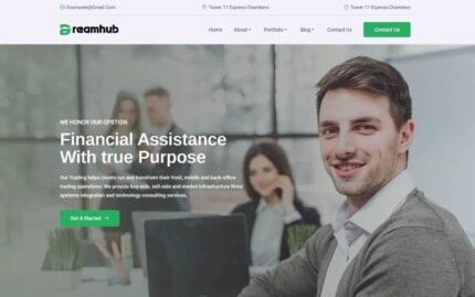 DreamHub – Finansal ve Dijital Ajans WordPress Teması