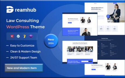 DreamHub – Hukuk Danışmanlığı WordPress Teması