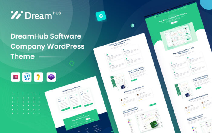 DreamHub Yazılım Şirketi WordPress Teması