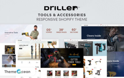 Driller - Araçlar ve Aksesuarlar Duyarlı Shopify Teması