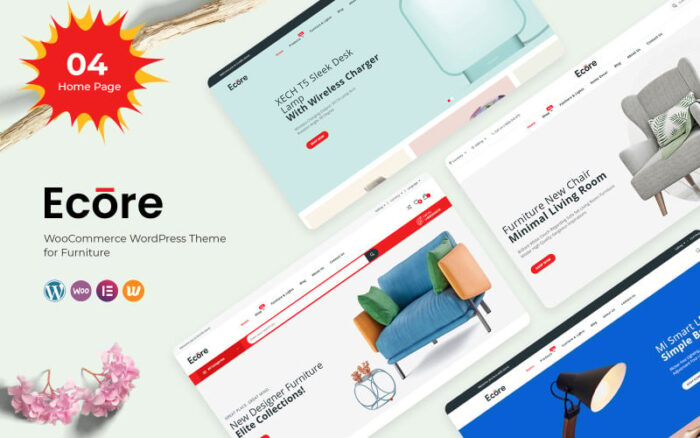 Ecore - Mobilya WooCommerce Teması