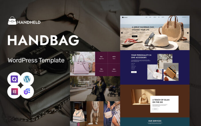 Elde Taşınabilir - El Çantası ve Moda Aksesuarları WordPress Elementor Teması