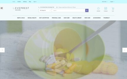 Eveprest - Drugstore PrestaShop Teması