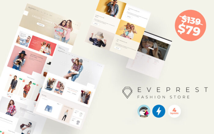 Eveprest Fashion 1.7 - Moda Mağazası PrestaShop Teması