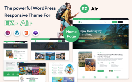 EZ Air: Bu Havadar ve Duyarlı WordPress Temasıyla Seyahat Acentenizi Yükseltin