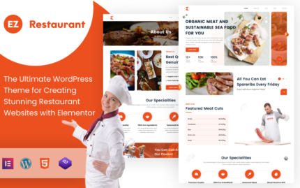 EZ Restaurant: Restoran İşinizi Elementor ile Yükseltecek Dinamik Bir WordPress Teması