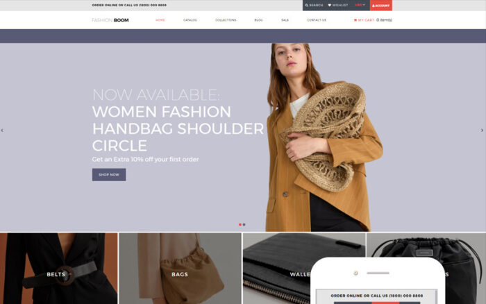 Fashion Boom - Fashion Elegant Shopify Teması