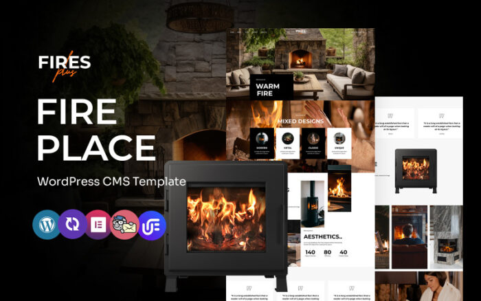 FiresPlus - Şömine Çok Amaçlı WordPress Elementor Teması