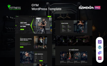 Fitness - Spor Salonu ve Fitness WordPress Elementor Teması