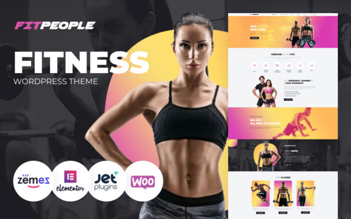 FitPeople - Fitness WordPress Elementor Teması