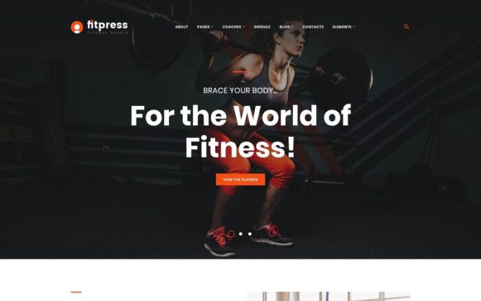 Fitpress - Fitness ve Spor Salonu WordPress Teması