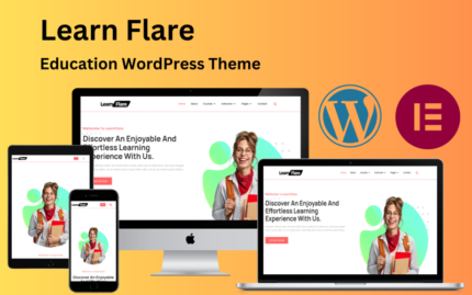 Flare'ı Öğrenin - Eğitim ve Çevrimiçi Öğretim Elementor WordPress Teması