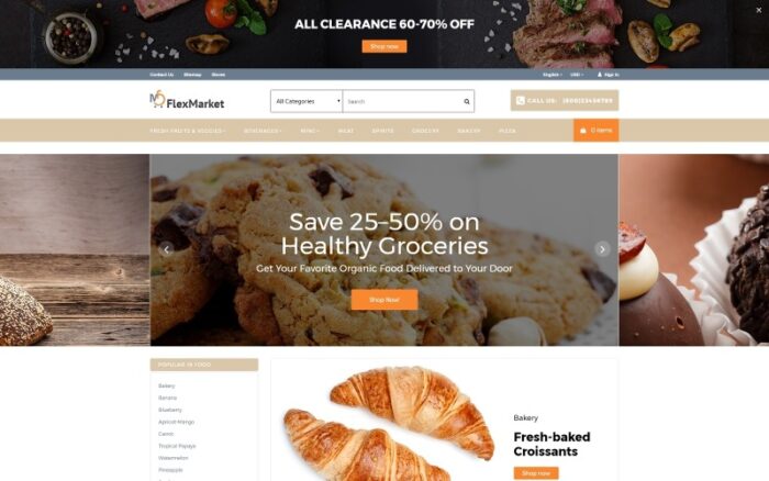 FlexMarket PrestaShop Teması