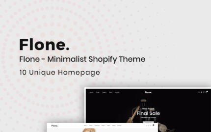 Flone - Minimalis Shopify Teması