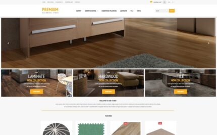 Flooring Store OpenCart Şablonu