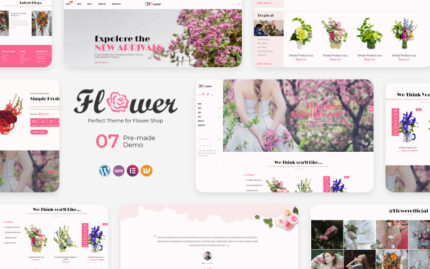 Flower - Flower Shop WooCommerce Teması için Mükemmel