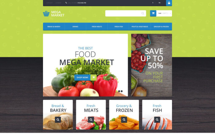 Food Shop PrestaShop Teması