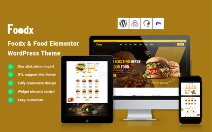 Foodx - Gıda Elementor WordPress Teması