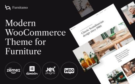 Furnitamo - Fabric Store WooCommerce Teması İçin WordPress Teması