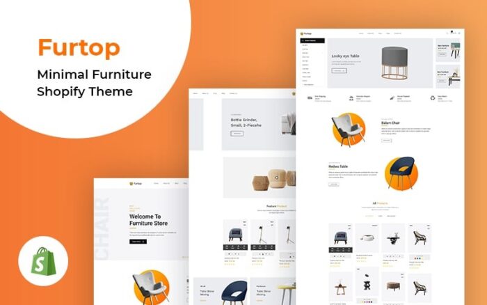 Furtop– Minimal Mobilya Shopify Teması