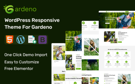 Gardeno-Peyzaj Bahçeciliği WordPress Teması