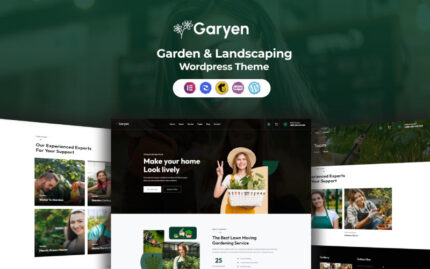 Garyan - Bahçecilik ve Peyzaj WordPress Teması