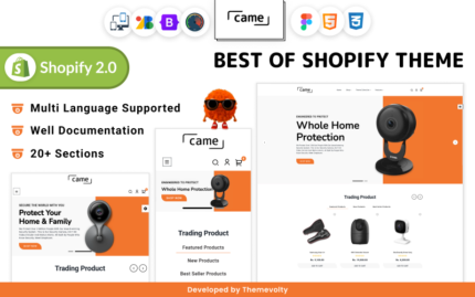 Geldi - Mega Kamera Shopify 2.0 Süper Mağaza