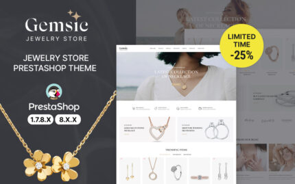 Gemsic Takı ve Moda PrestaShop Teması