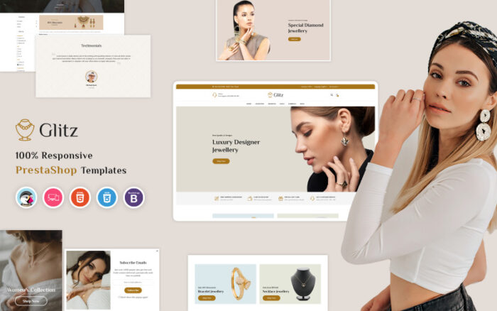 Glitz - Mücevher PrestaShop Şablonu