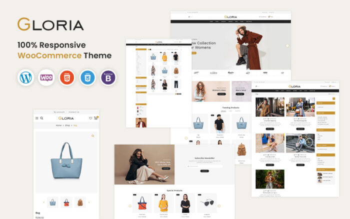 Gloria - Duyarlı WooCommerce Şablonu