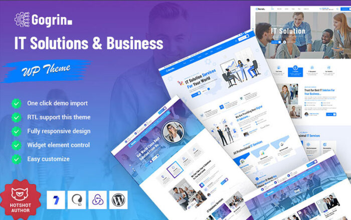 Gogrin - BT Solutions & Business Service WordPress teması