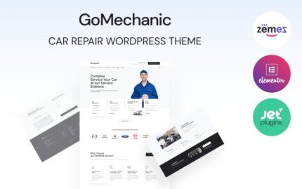 GoMechanic - Araba Hizmetleri ve Atölye WordPress teması