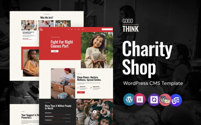 Good Think - Charity Trust And Donation WordPress Elementor Teması