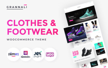 GrannaLi - Clothes & Footwear WooCommerce Teması