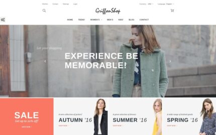 Griffon Shop - Apparel PrestaShop Teması