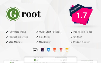 Groot Nursery Store PrestaShop Teması