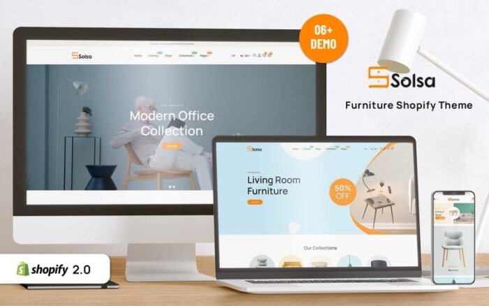 Gts Solsa - Furniture Shopify Theme