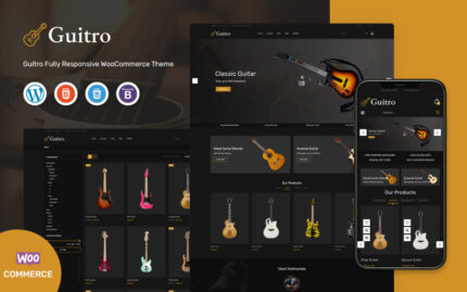 Guitro - Müzik WooCommerce Şablonu