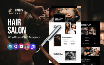 Hairs - Saç Salonu Çok Amaçlı WordPress Elementor Teması